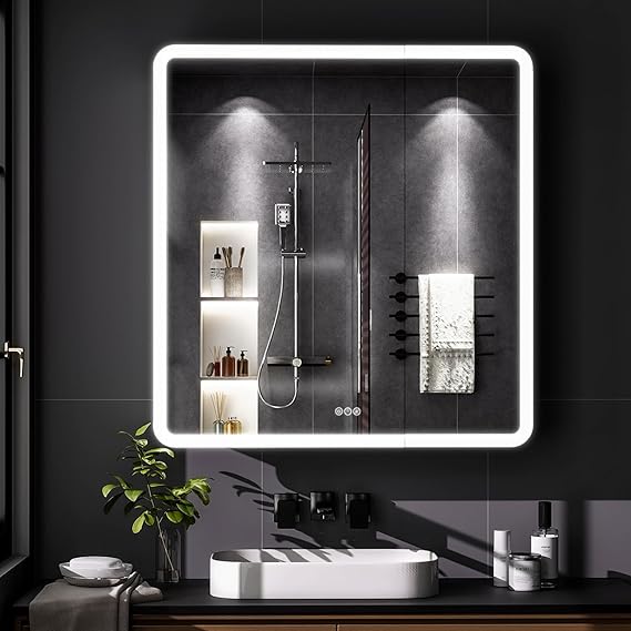 LED Bathroom Medicine Cabinet Mirror 30x32