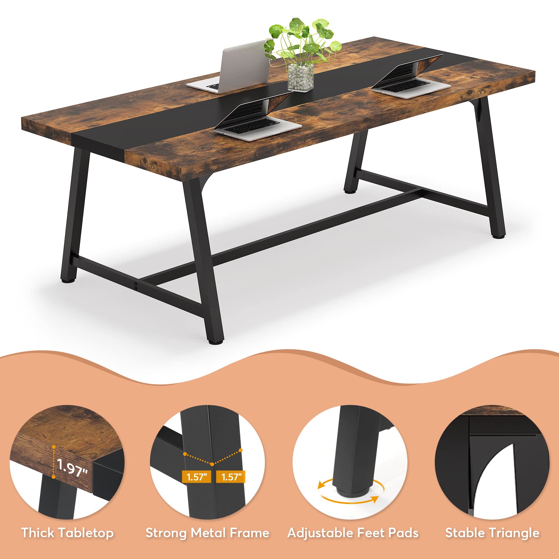6FT Rectangle Conference Table