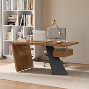 Industrial Writing Desk with Drawer