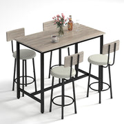 8-Tier Etagere Bookshelf with Metal Frame