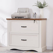 Farmhouse File Cabinet with 2 Drawers