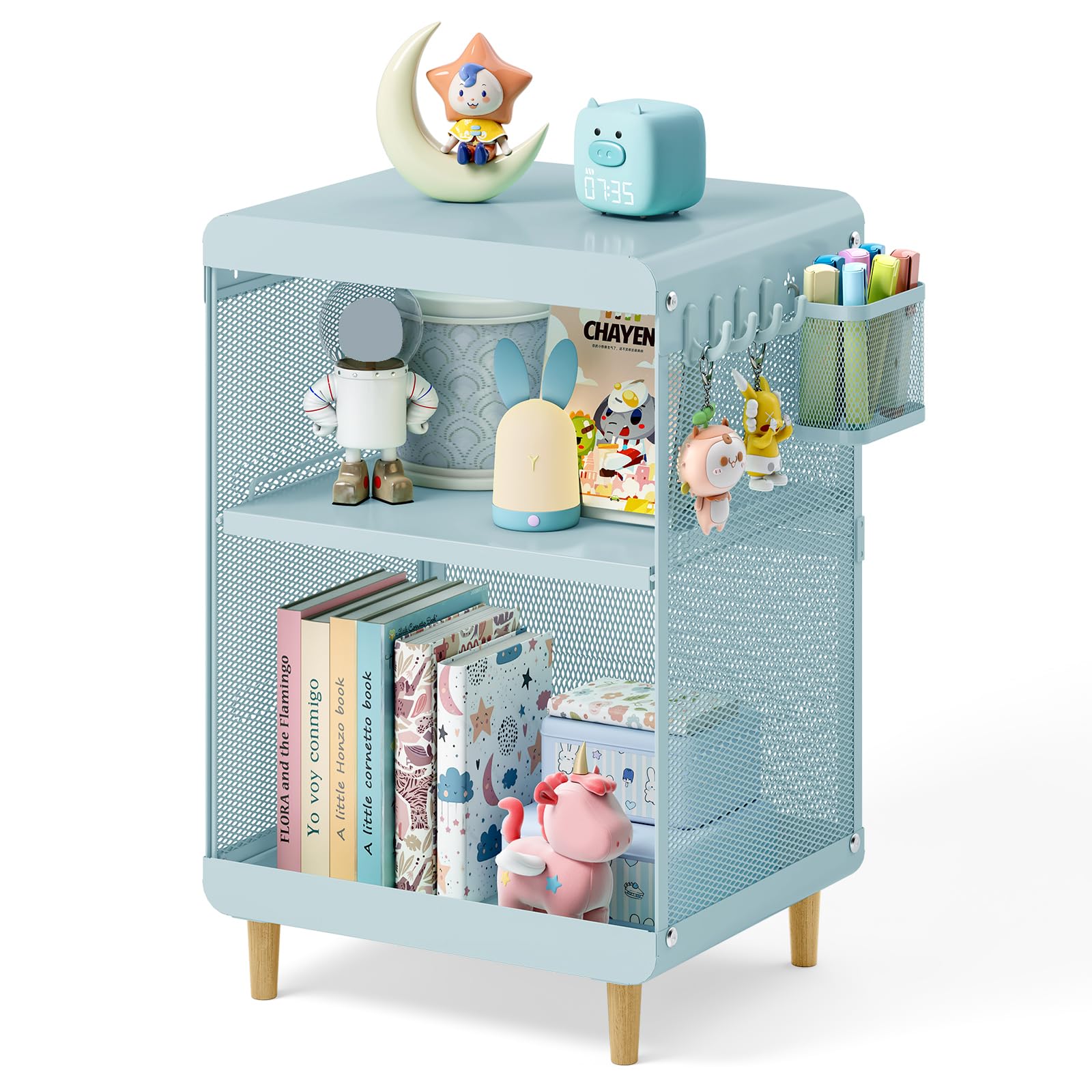 Kids Nightstand Mint Green