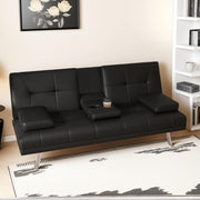 67" Modern Futon Sofa Bed Convertible Sleeper