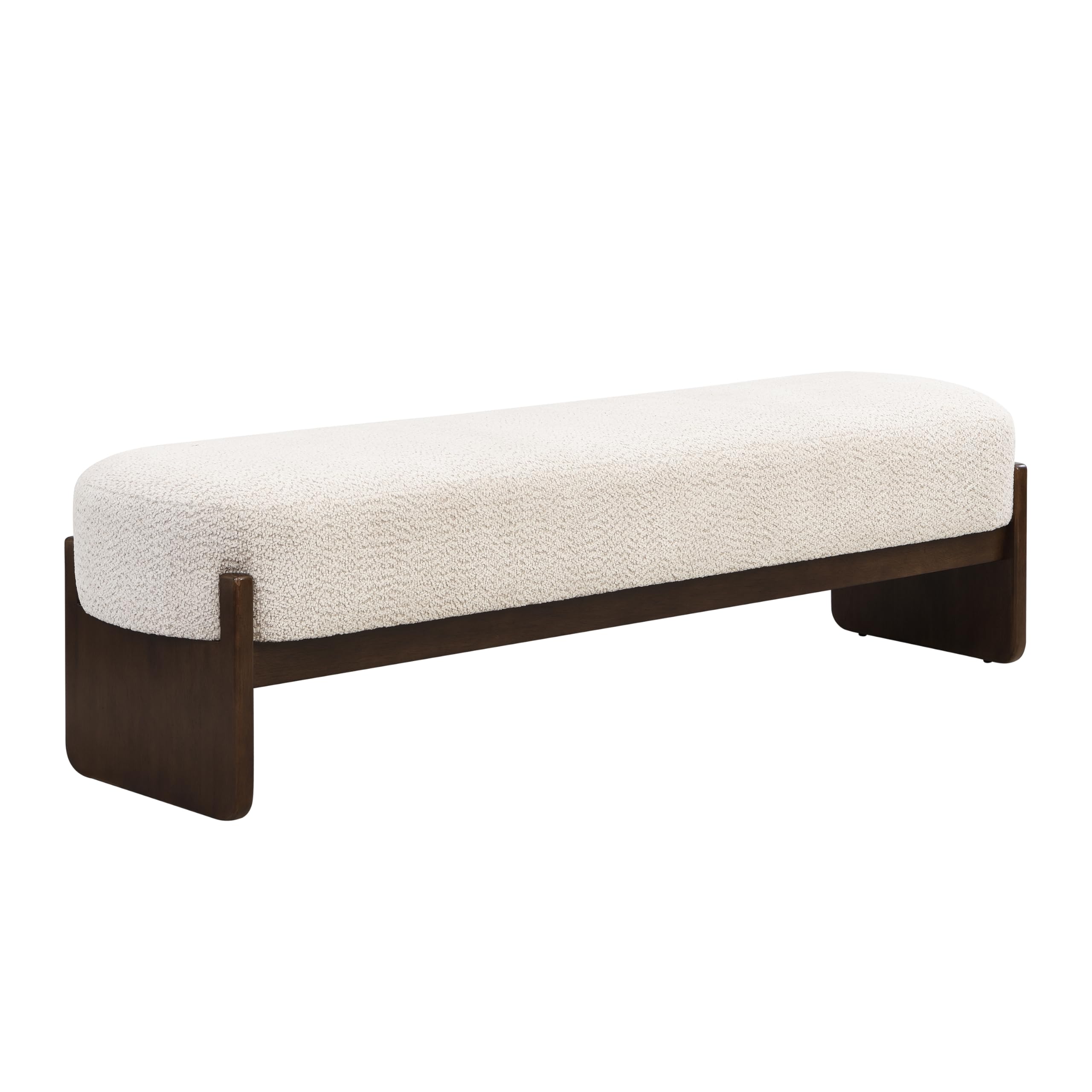 Rectangular Loop Yarn Ottoman Bench