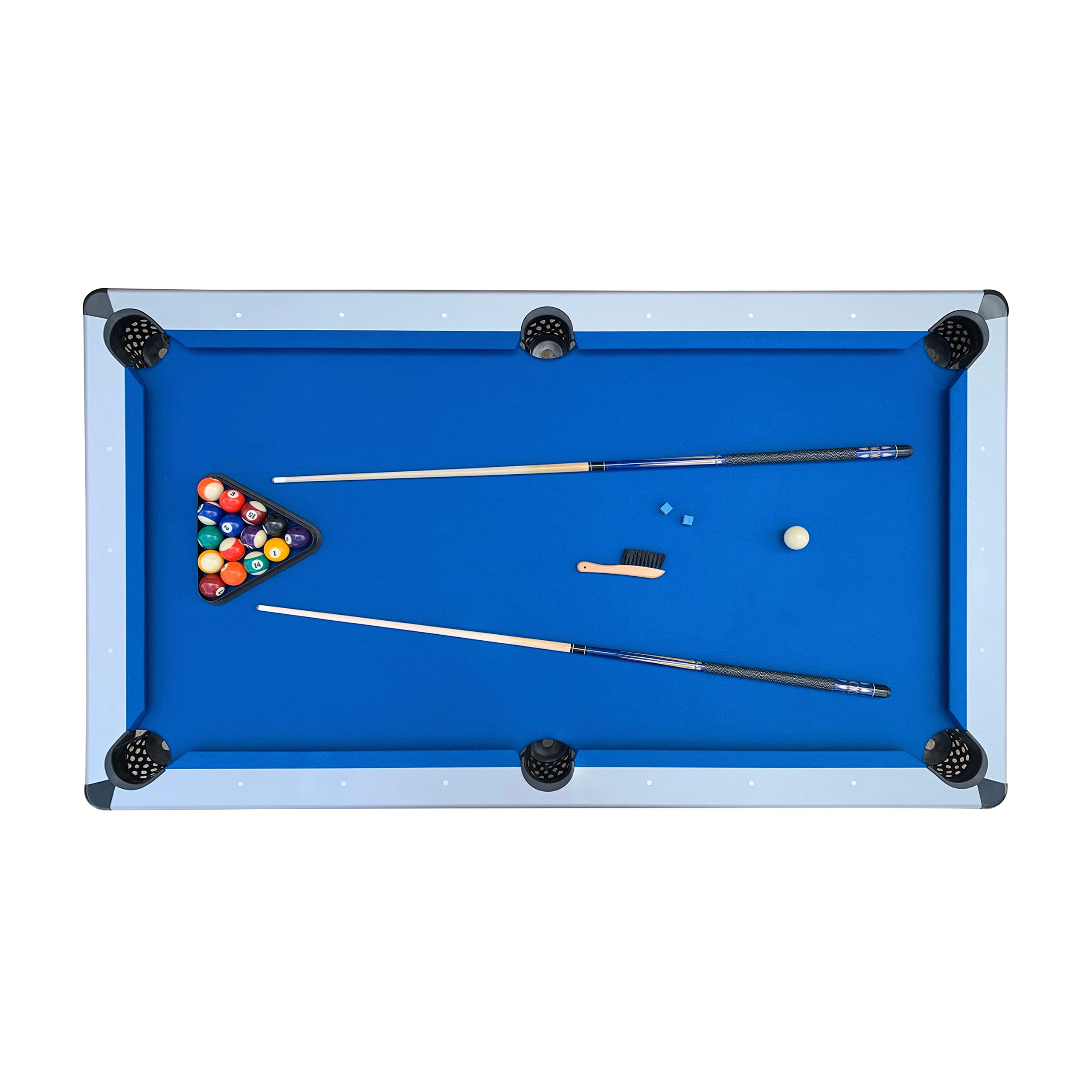7-Foot Multi Game Billiard Pool Table with Table Tennis
