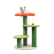 3-Tier Flower Cat Tree with Scratching Posts