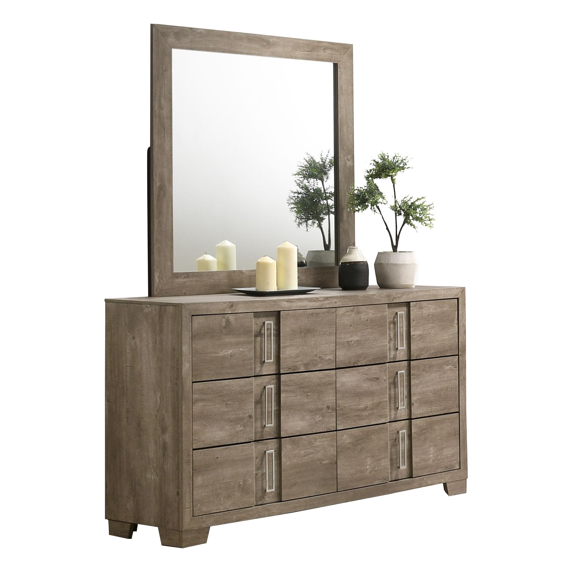 Dawson 6-Piece King Bedroom Set with LED Headboard