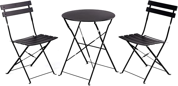 3-Piece Folding Patio Bistro Set