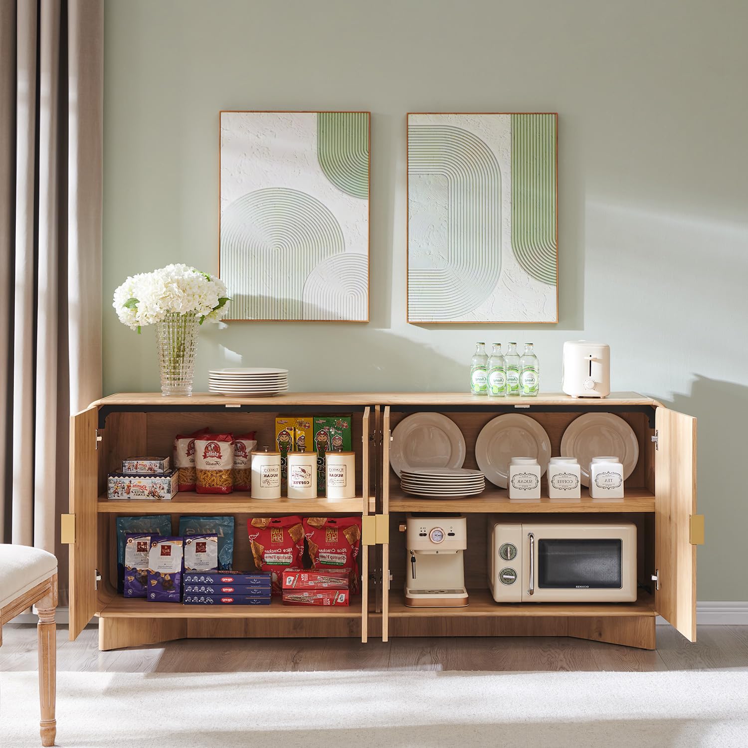 70" Buffet Cabinet with Storage