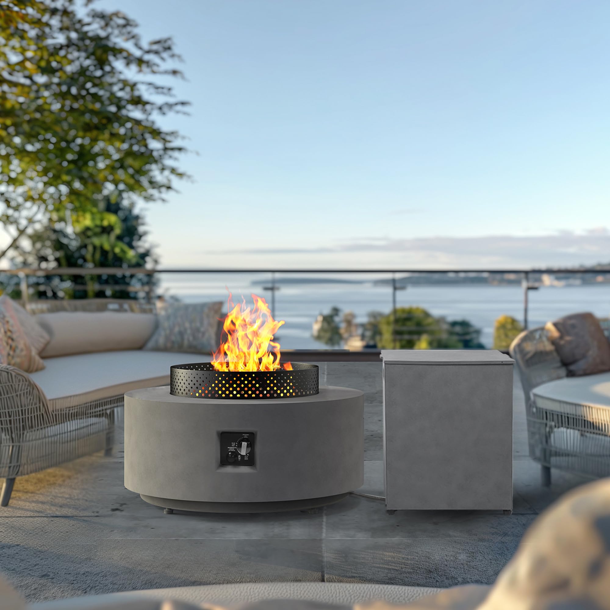 32 Inch Propane Fire Pit Table