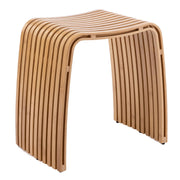 Bamboo Shower Bench Non-Slip Waterproof Bathroom Stool