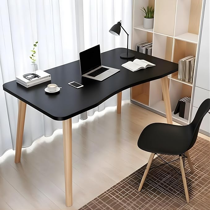 Modern White Wooden Computer Desk