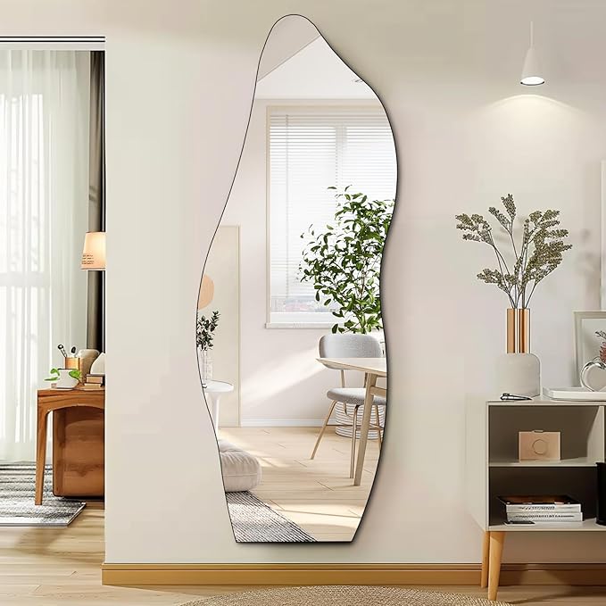 Full Length Irregular Wave Mirror 63x24