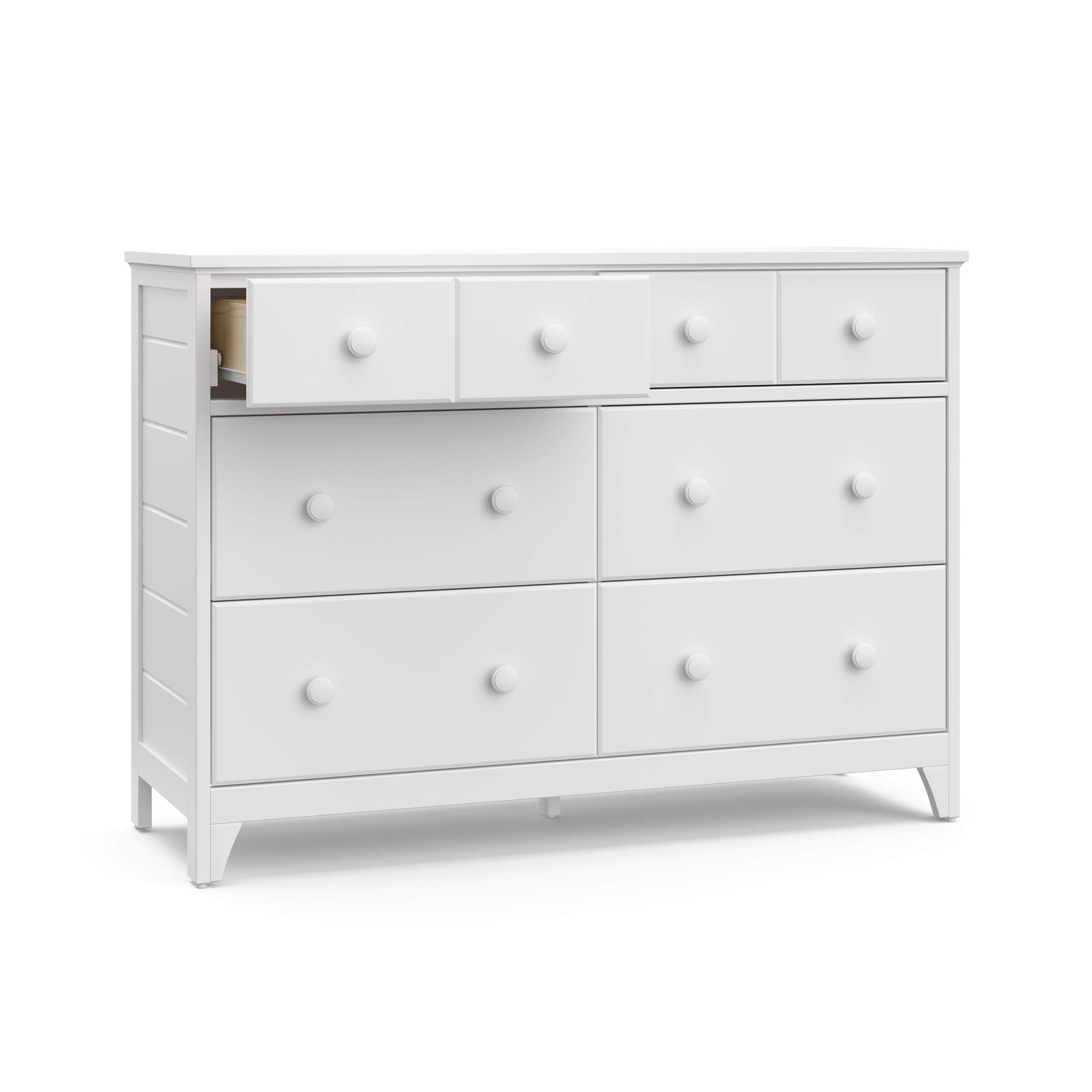 Moss 6 Drawer Dresser White
