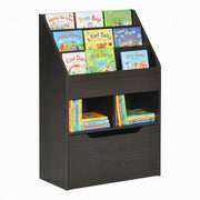 Kids Multi-Shelf Bookcase with Storage Drawer
