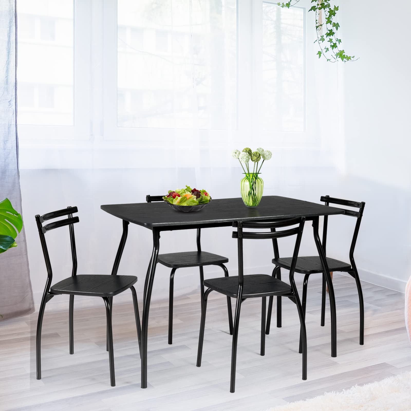 5 Piece Dining Table Set for 4