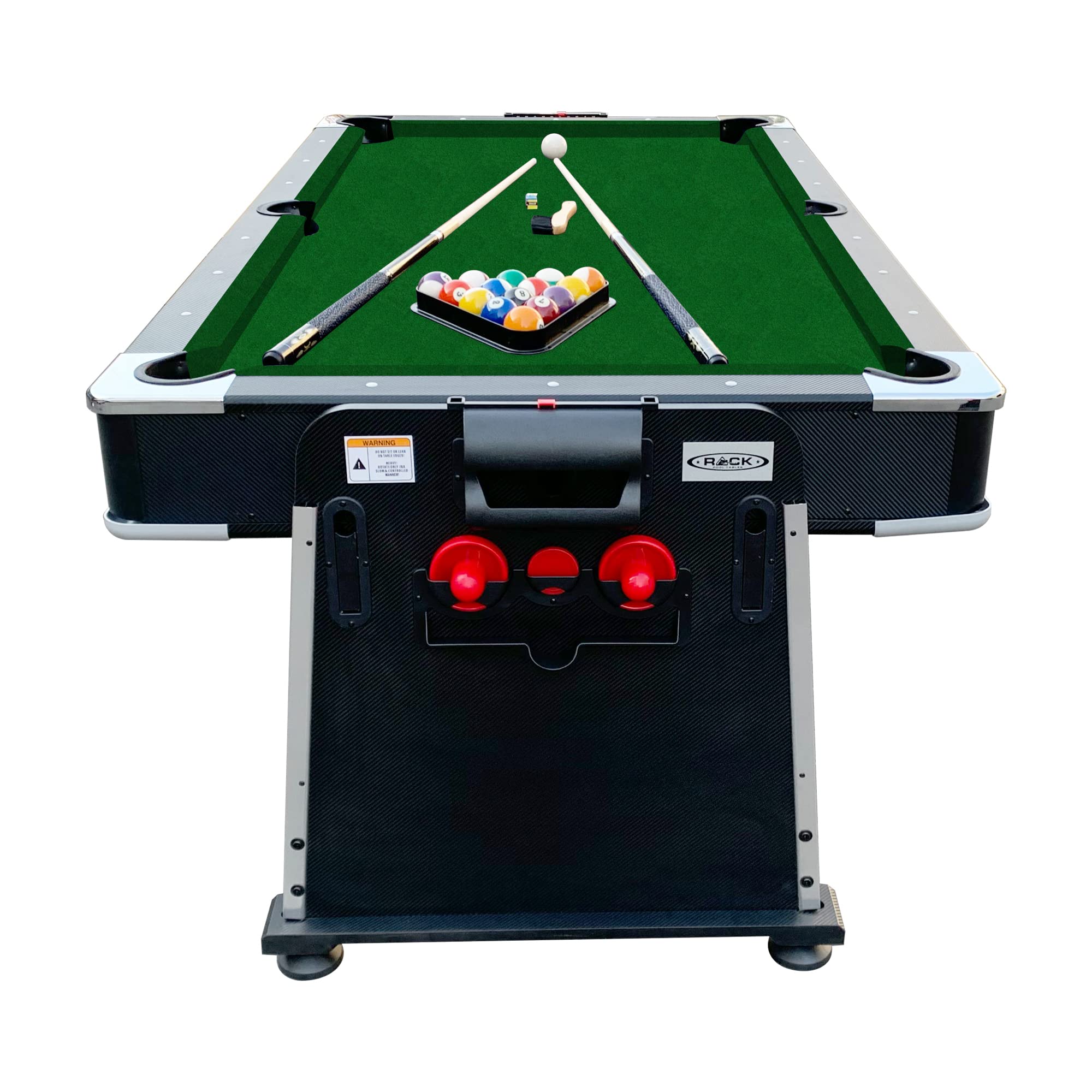 7-Foot 3-in-1 Multi-Game Swivel Table