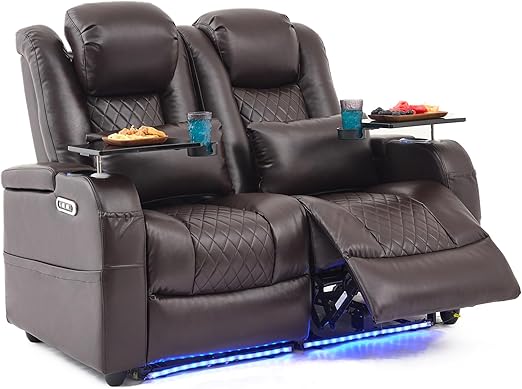 Home Theater Seating with LED Lighting