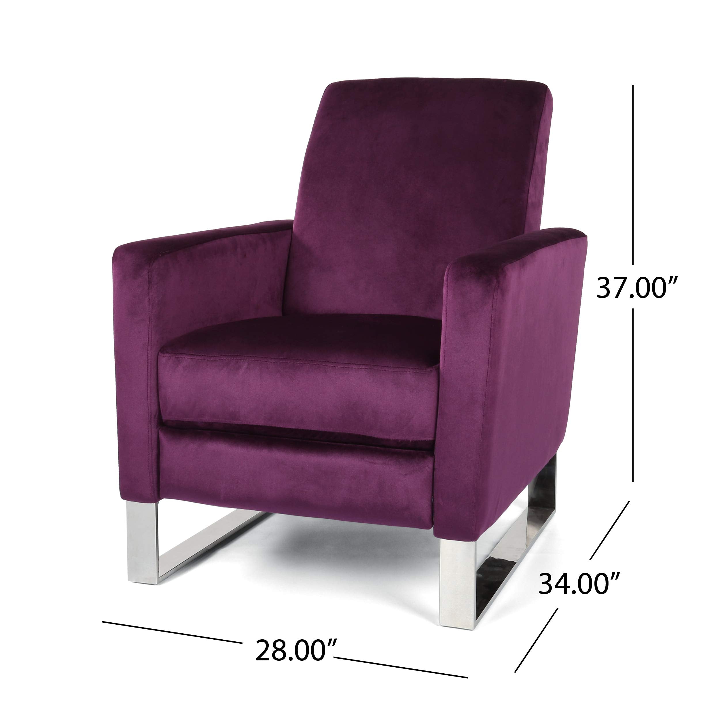 Modern Glam Push-Back Recliner