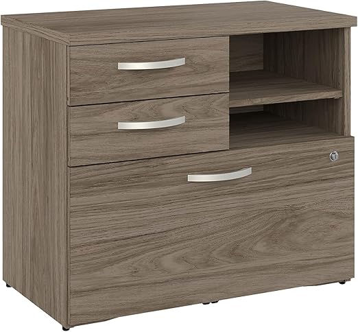 Office Storage Cabinet with Drawers and Shelves