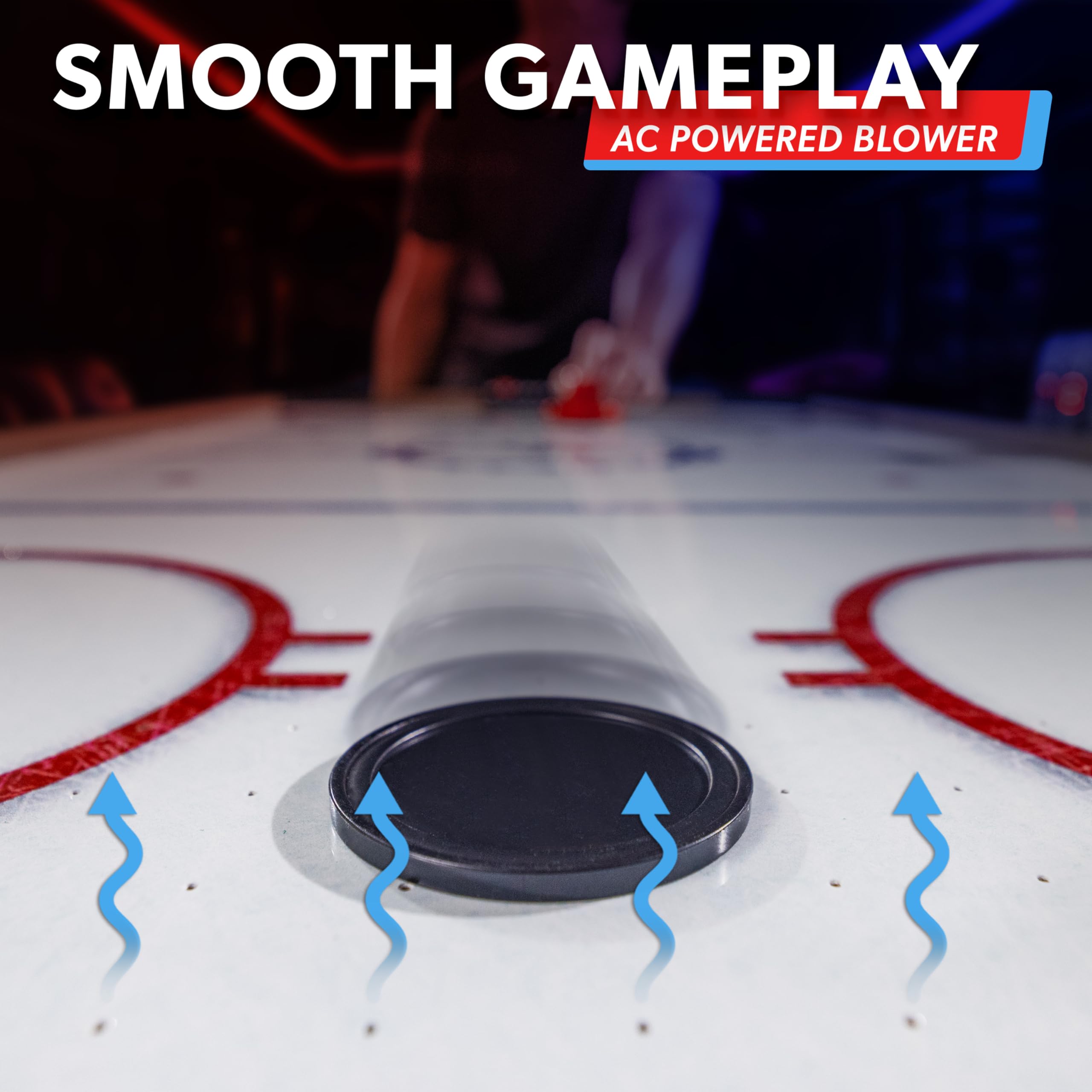 48 Inch Air Hockey Arcade Table with LED Scoreboard