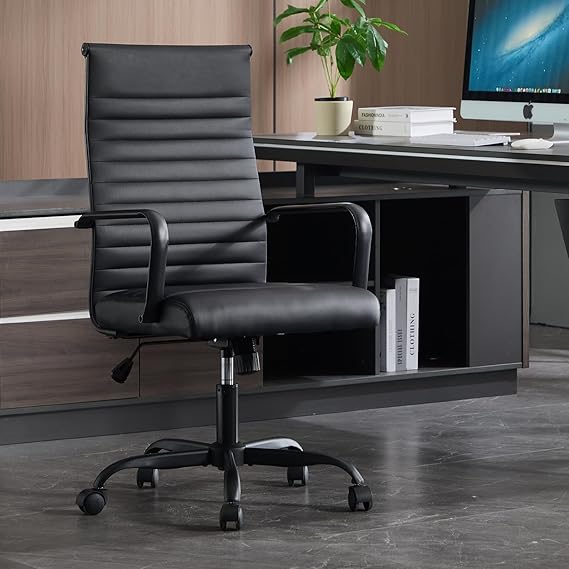 Ergonomic Office Chair - Mid Back Executive Desk Chair