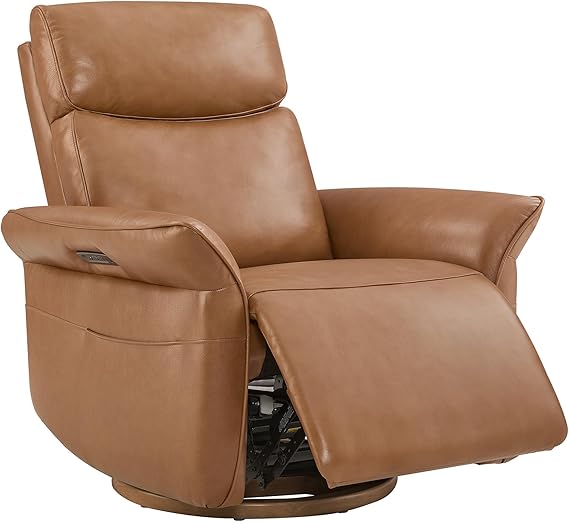 Power Recliner Chair with Triple Motor Swivel Glider