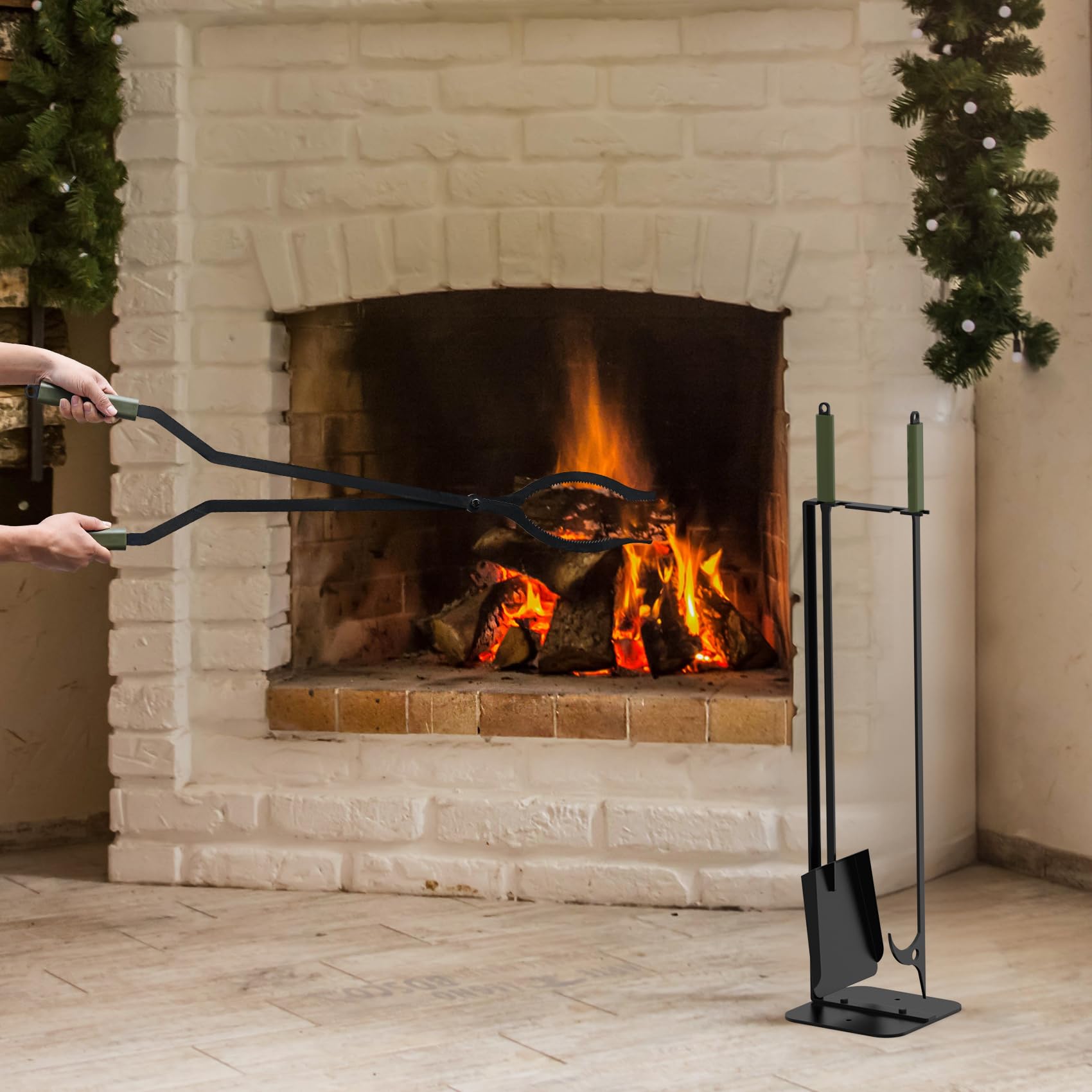 3-Piece Fire Pit Tool Set with 40" Poker