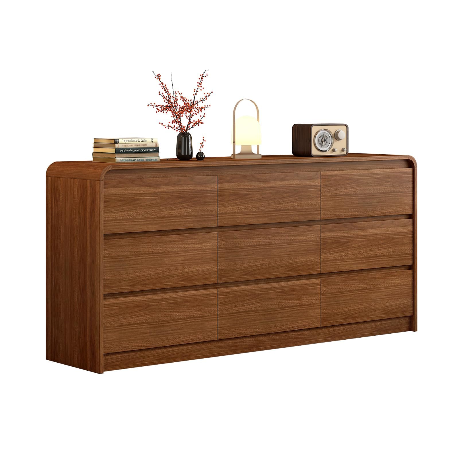 9-Drawer Dresser with Anti-Collision Design