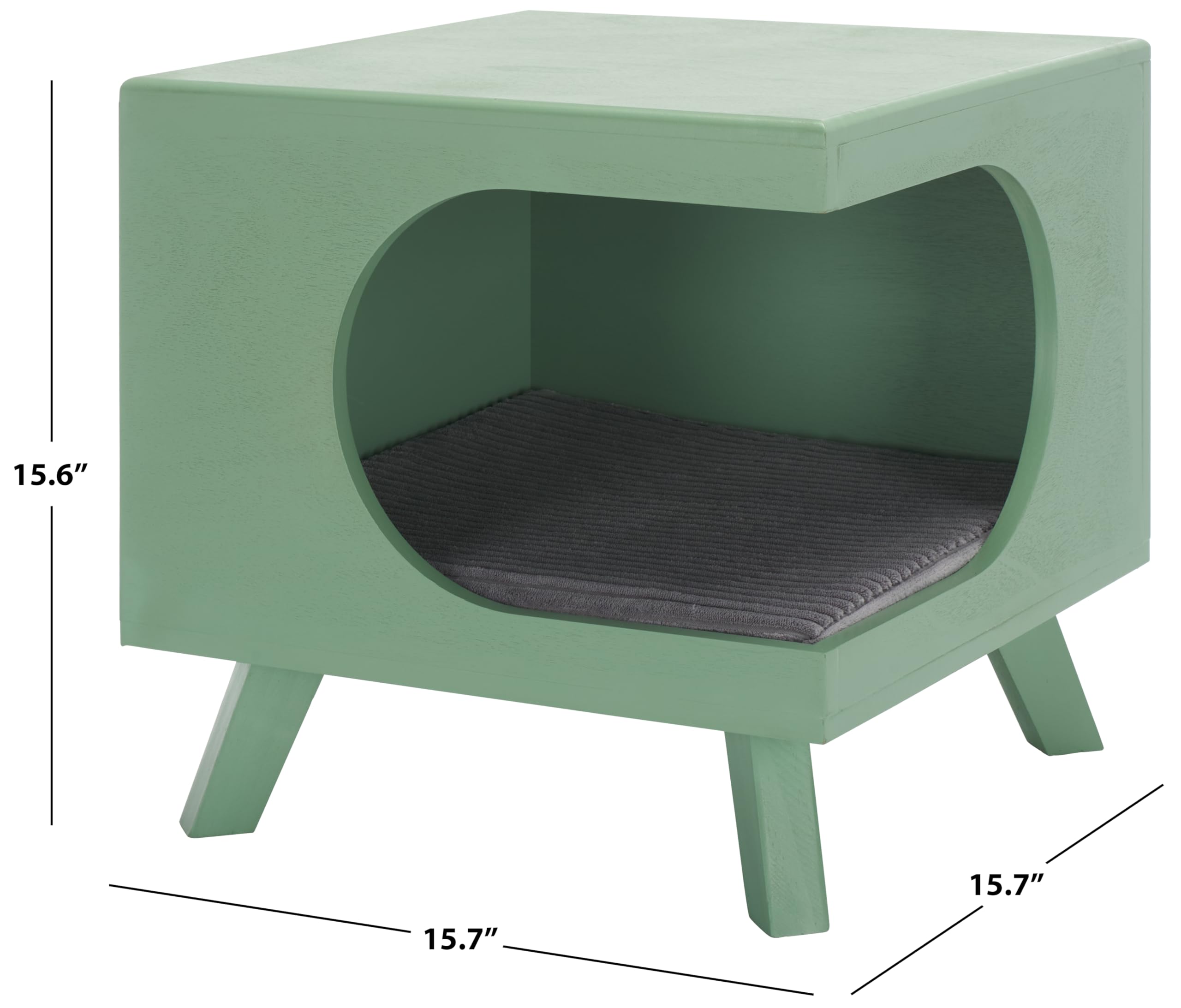 Covered Pet Cave Bed Square