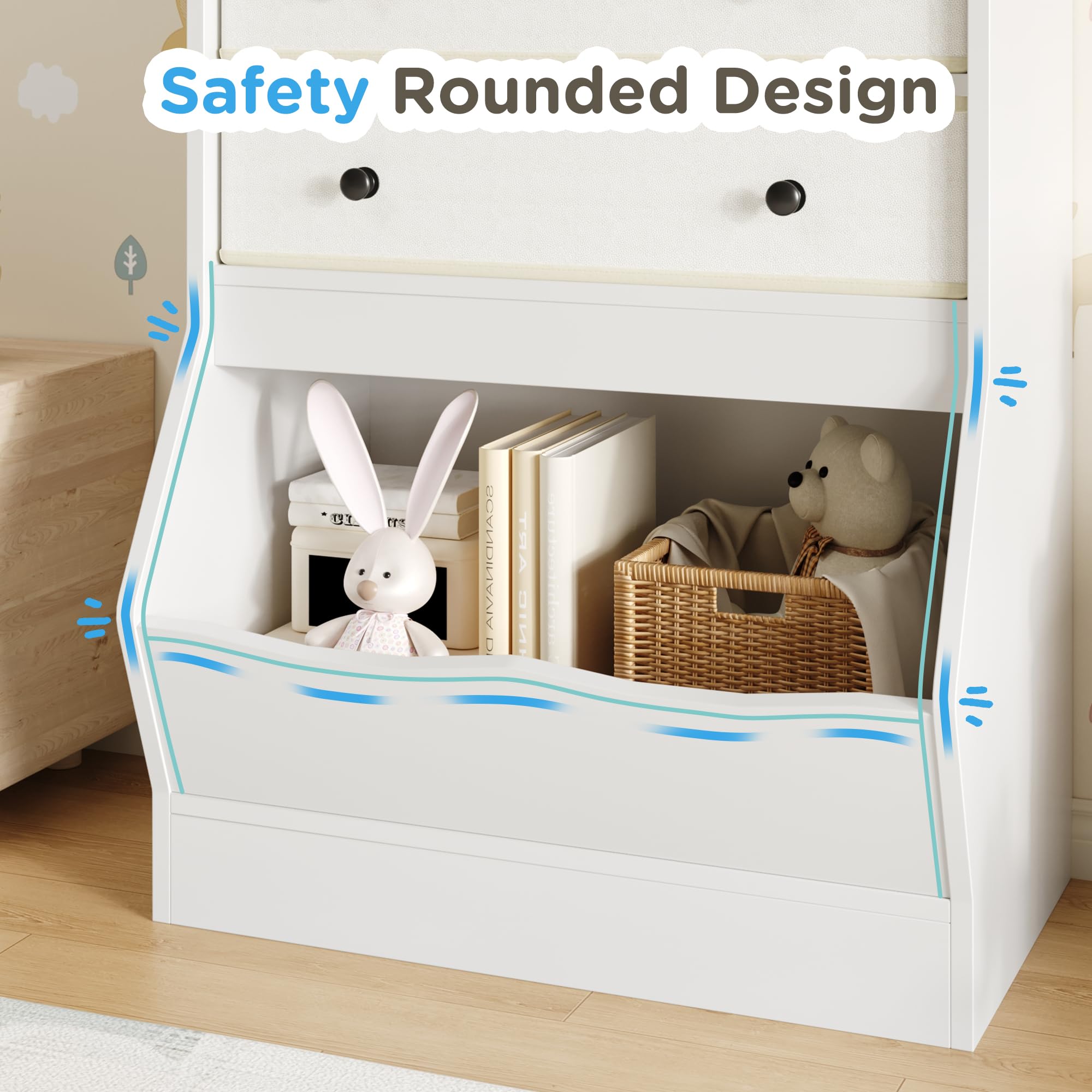 Toy Storage Organizer with Open Cube