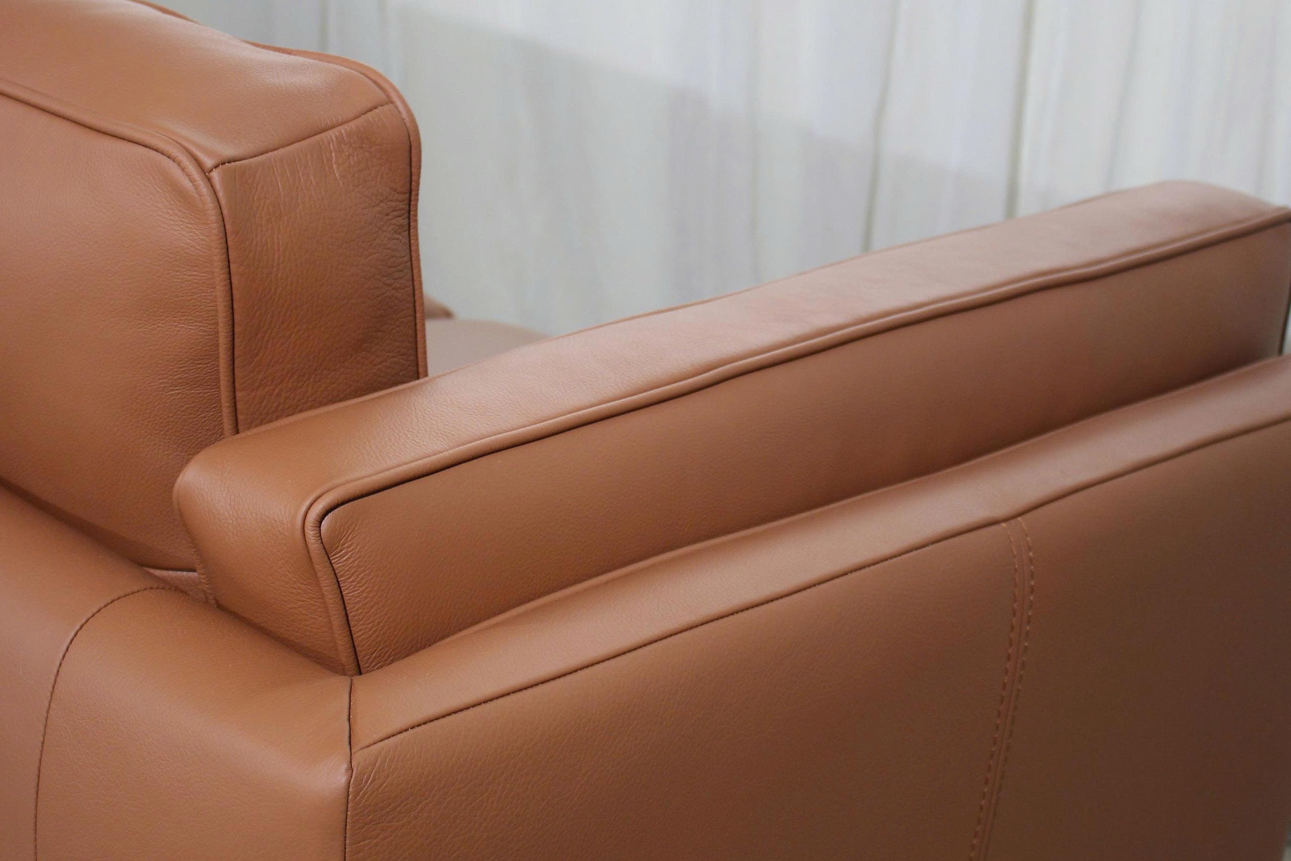 Italian Leather Sofa 89 Inch