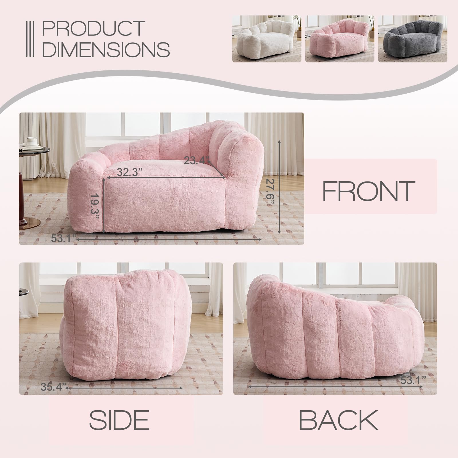 Floral Shaped Pet Sofa for Large Dogs