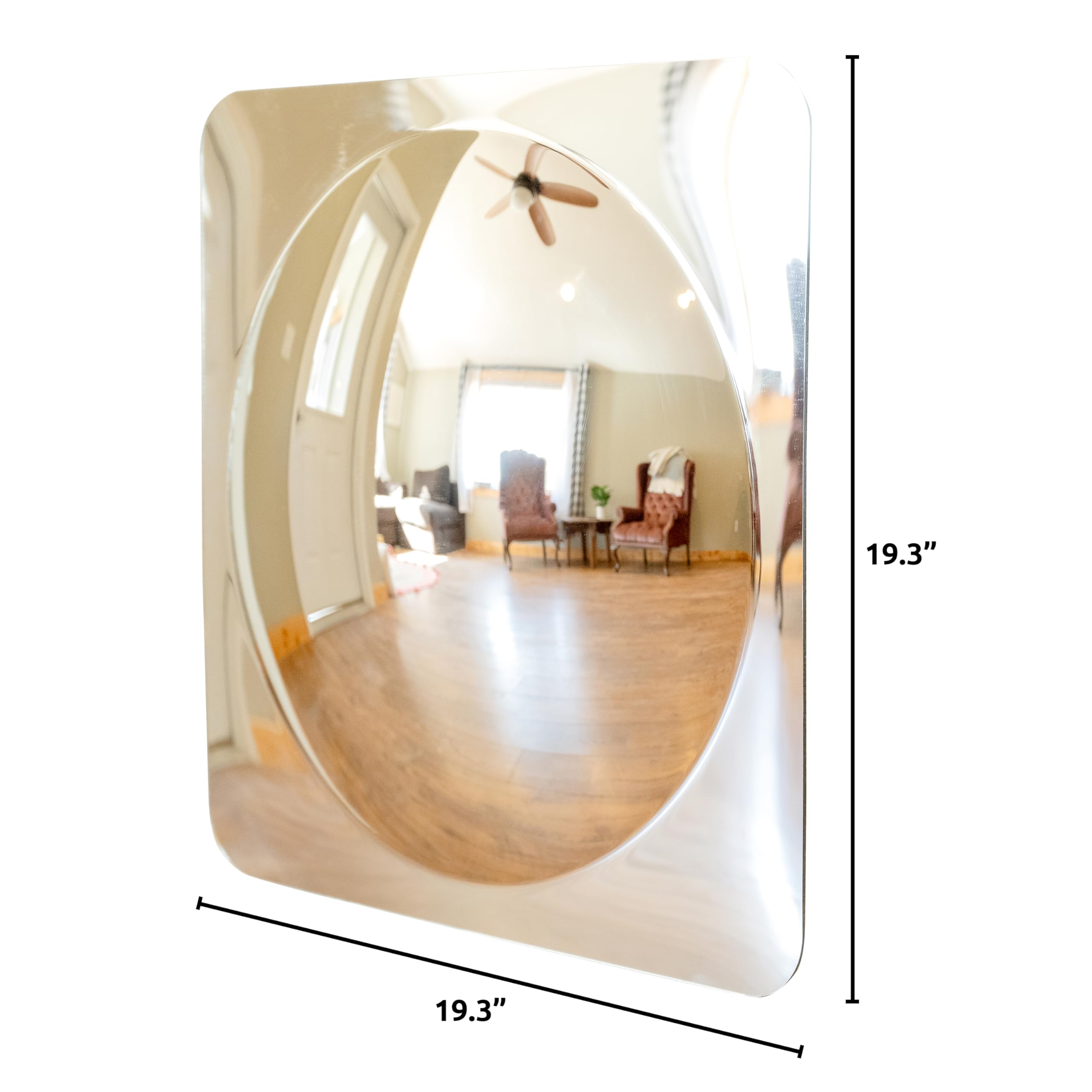 Sensory Wall Toddler Mirror with Convex Bubble