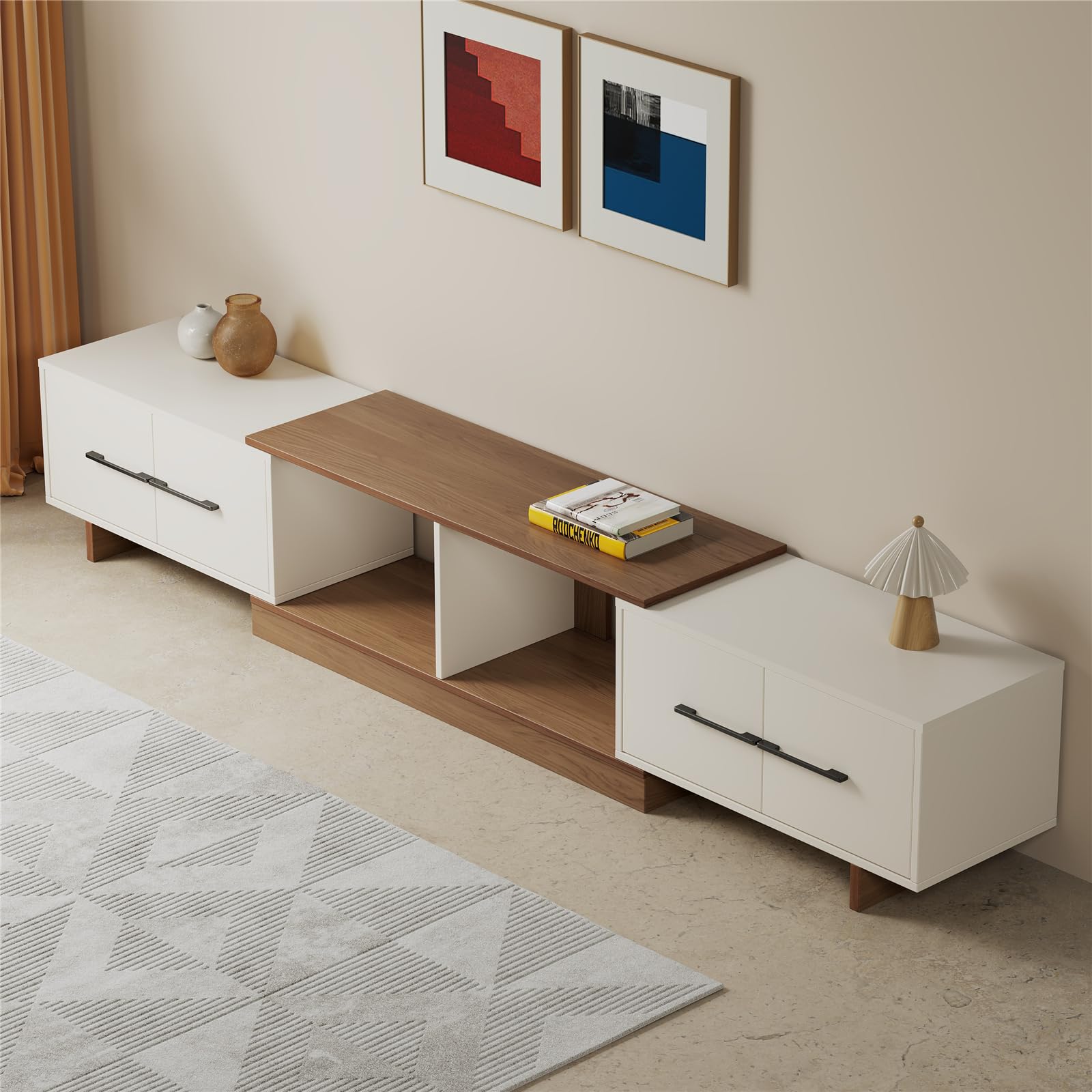 Extendable TV Stand for 50-100 Inch TVs