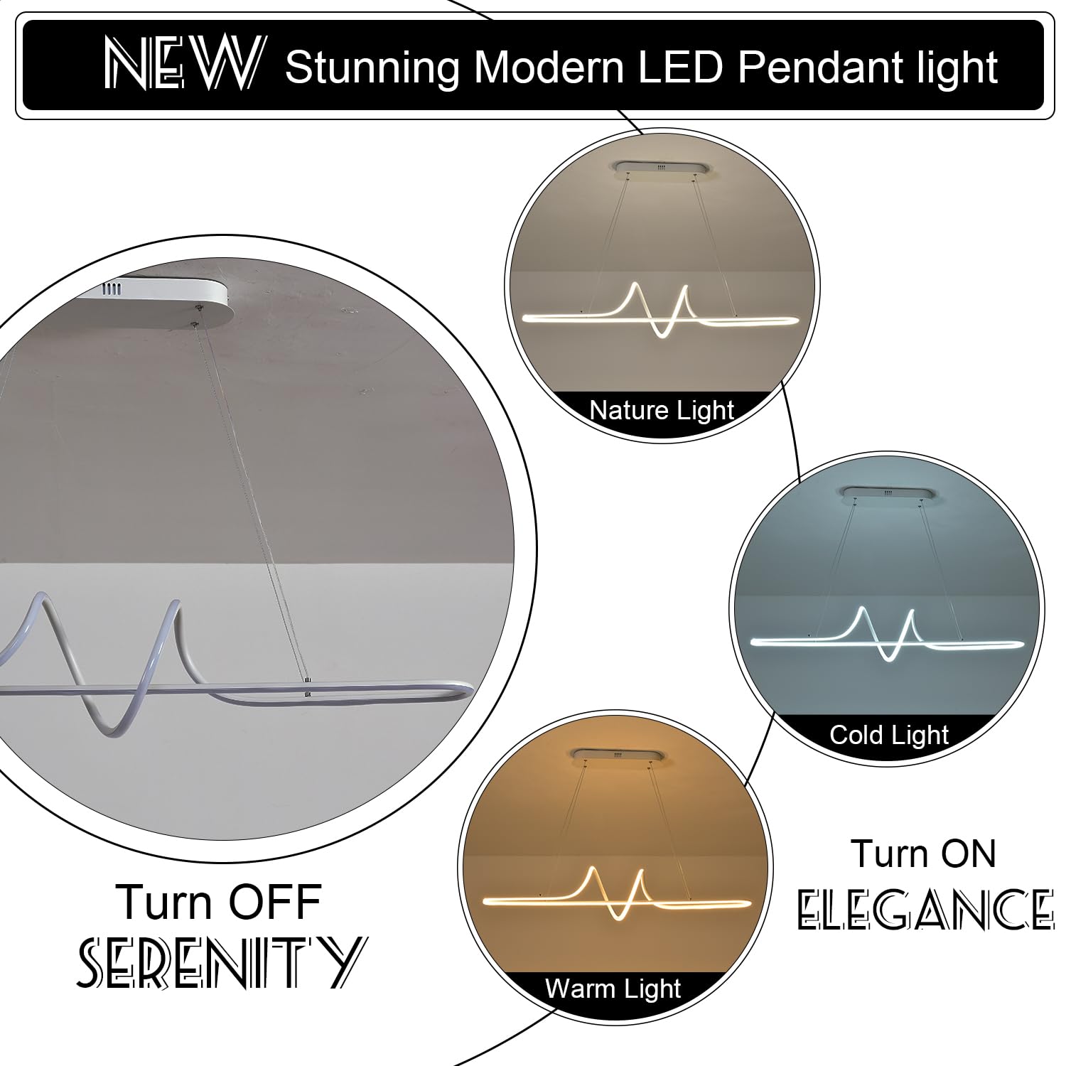 LED Pendant Light for Kitchen Island