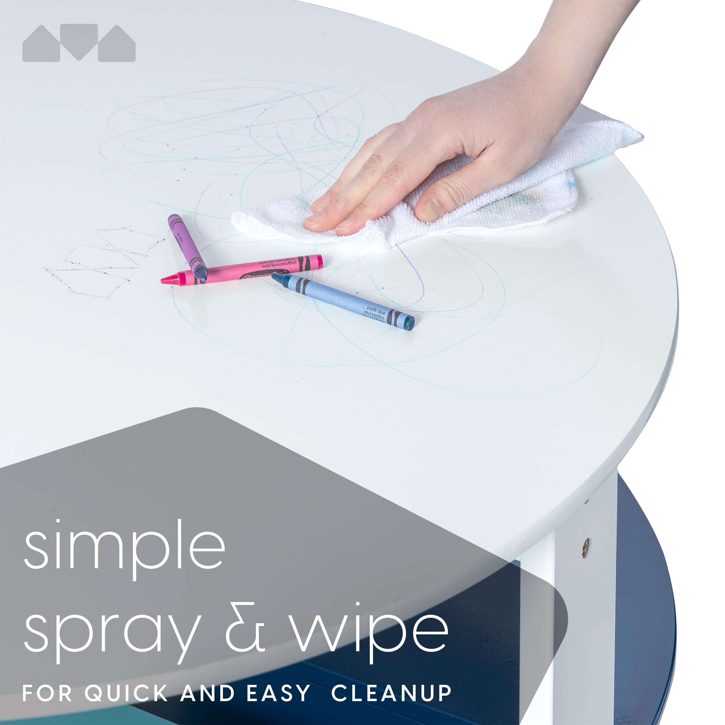 Kids Table and Chair Set with Storage