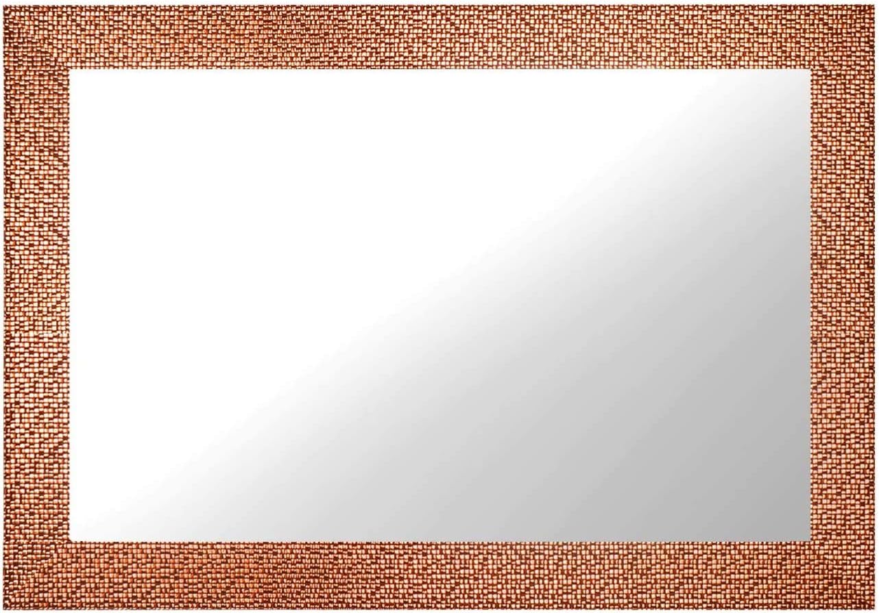 38" x 26" Gold Framed Rectangular Wall Mirror