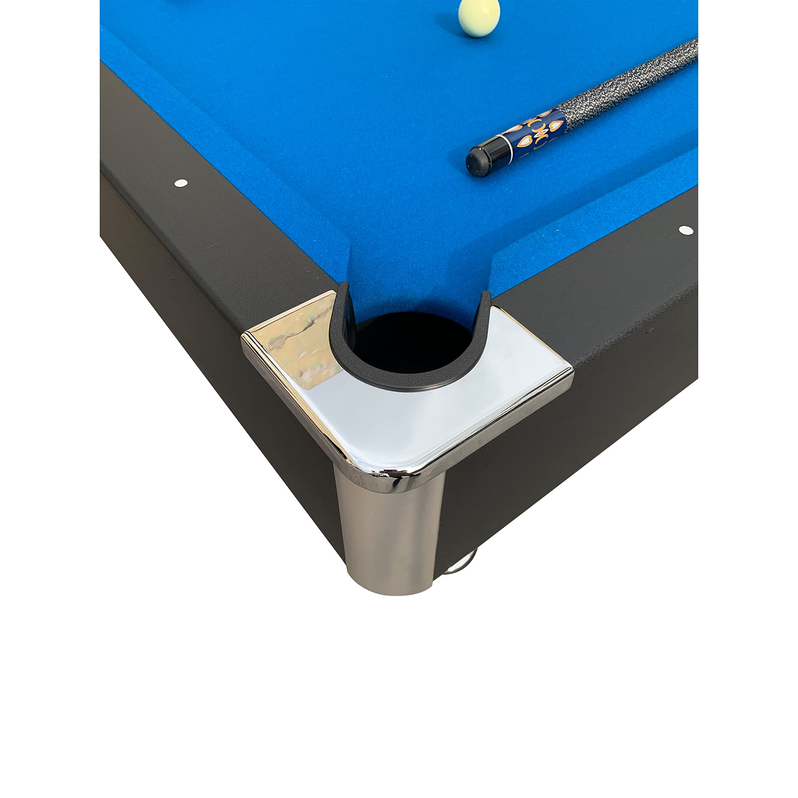 7-Foot Tournament Billiard Pool Table Blue Felt