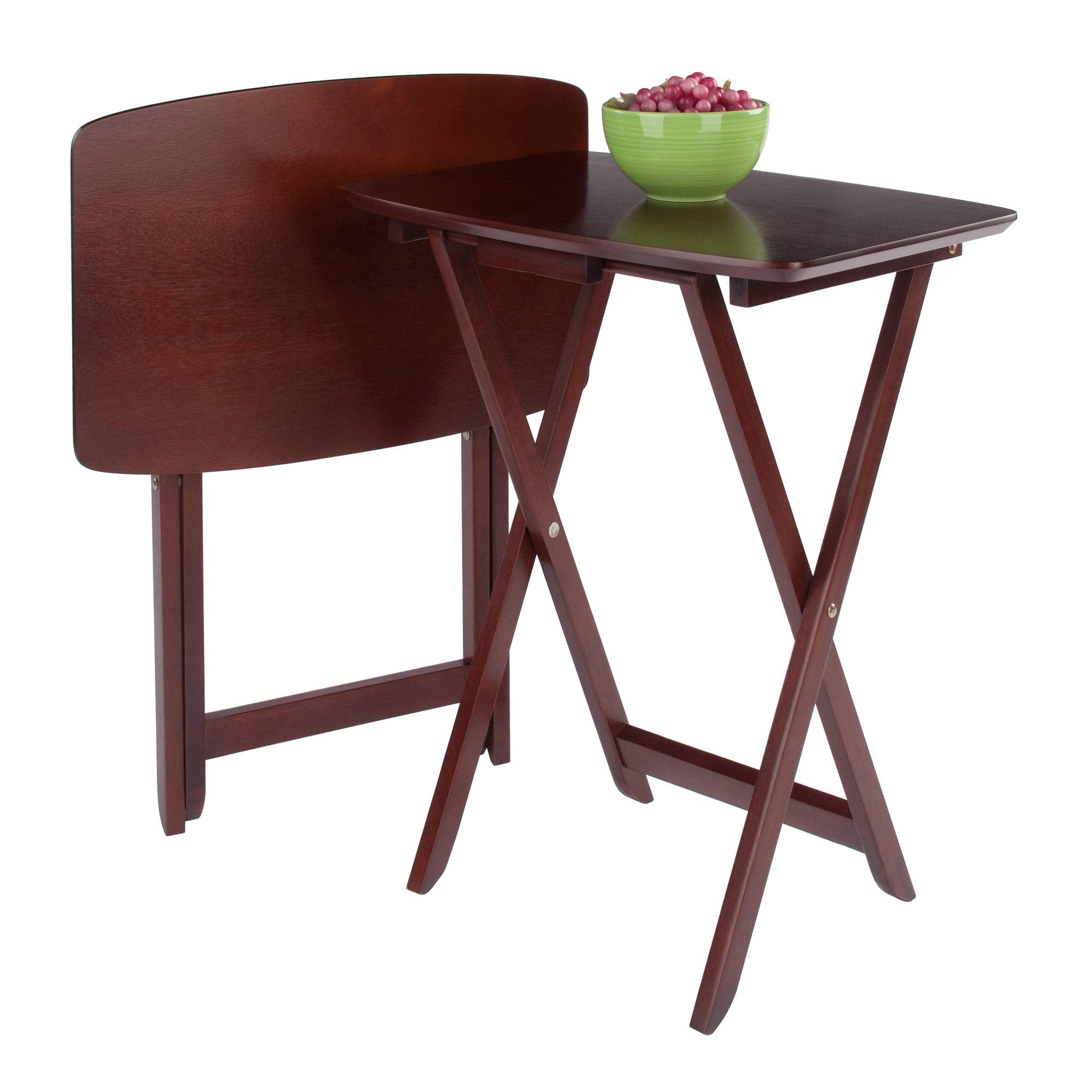Wood Cade Oversized Snack Table Set