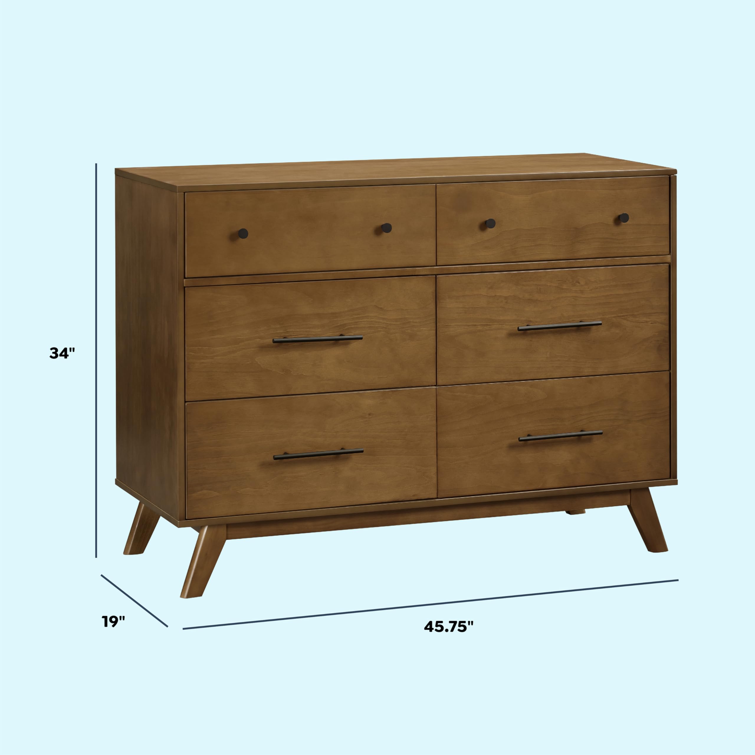Otto 6-Drawer Baby Dresser - GREENGUARD Gold Certified
