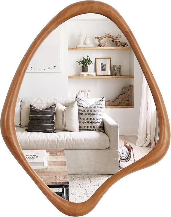 Asymmetrical Irregular Wall Mirror 29" x 23"