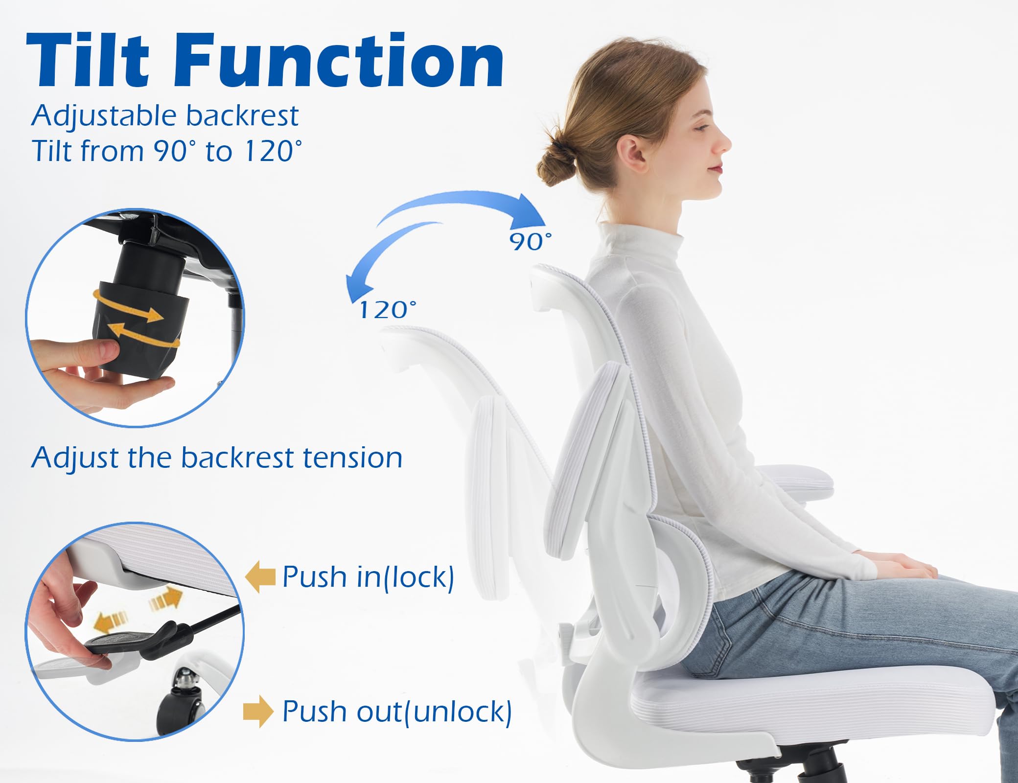 Ergonomic Office Chair with Adjustable Lumbar Support