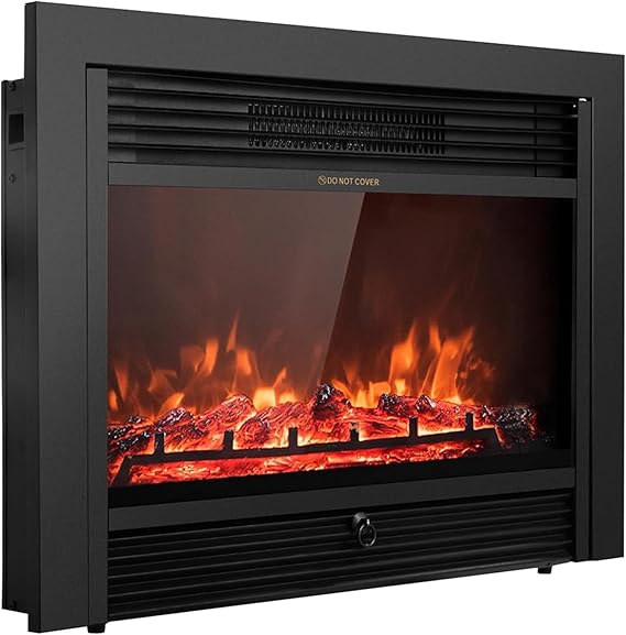 28.5" Electric Fireplace Insert with Remote Control