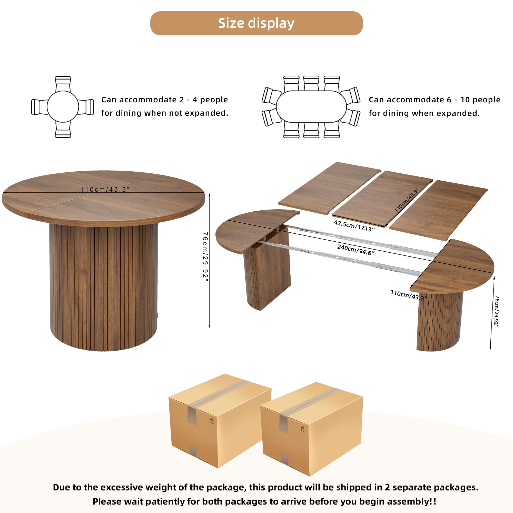 Extendable Conference Table with Storage