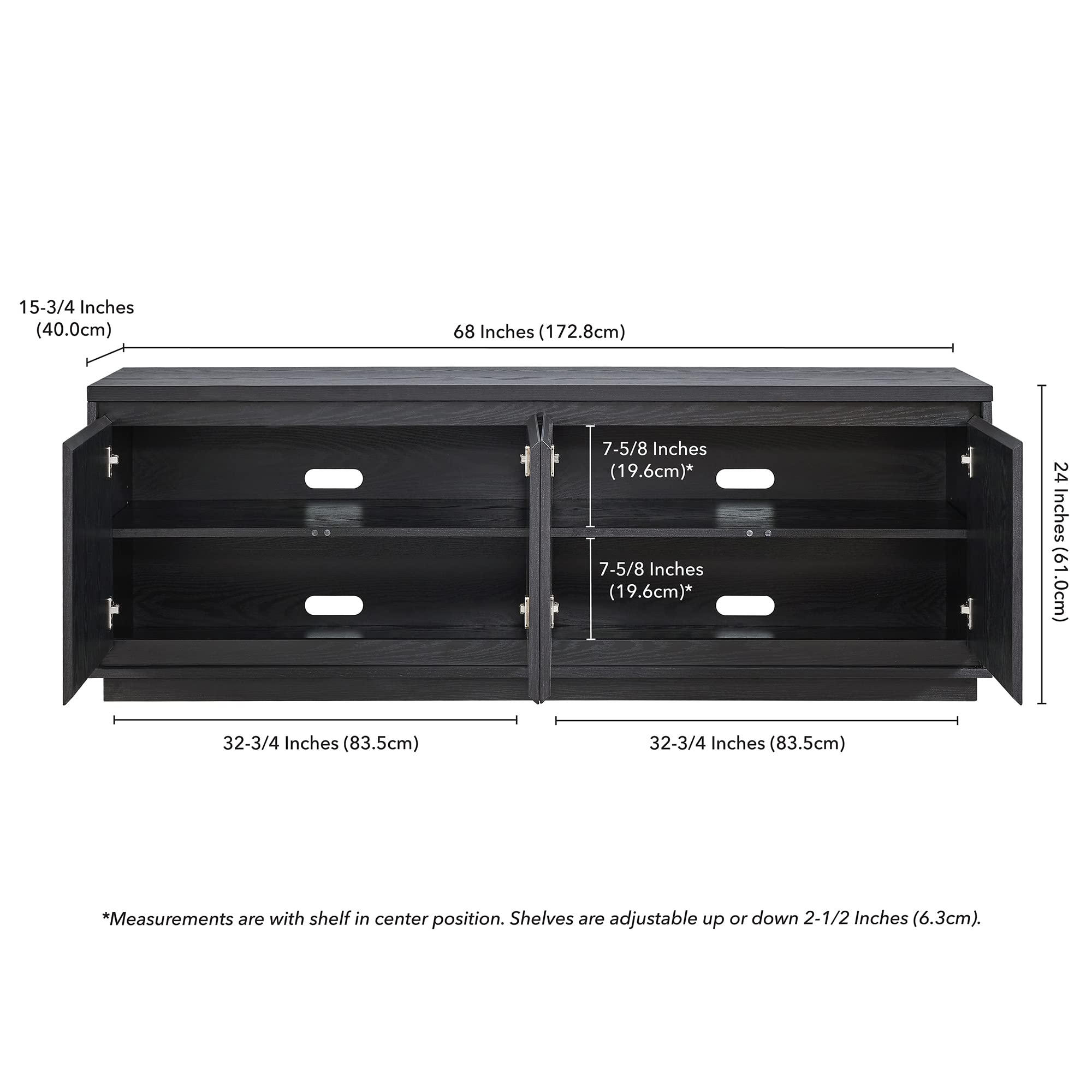 TV Stand for TVs up to 75" with Storage Cabinets