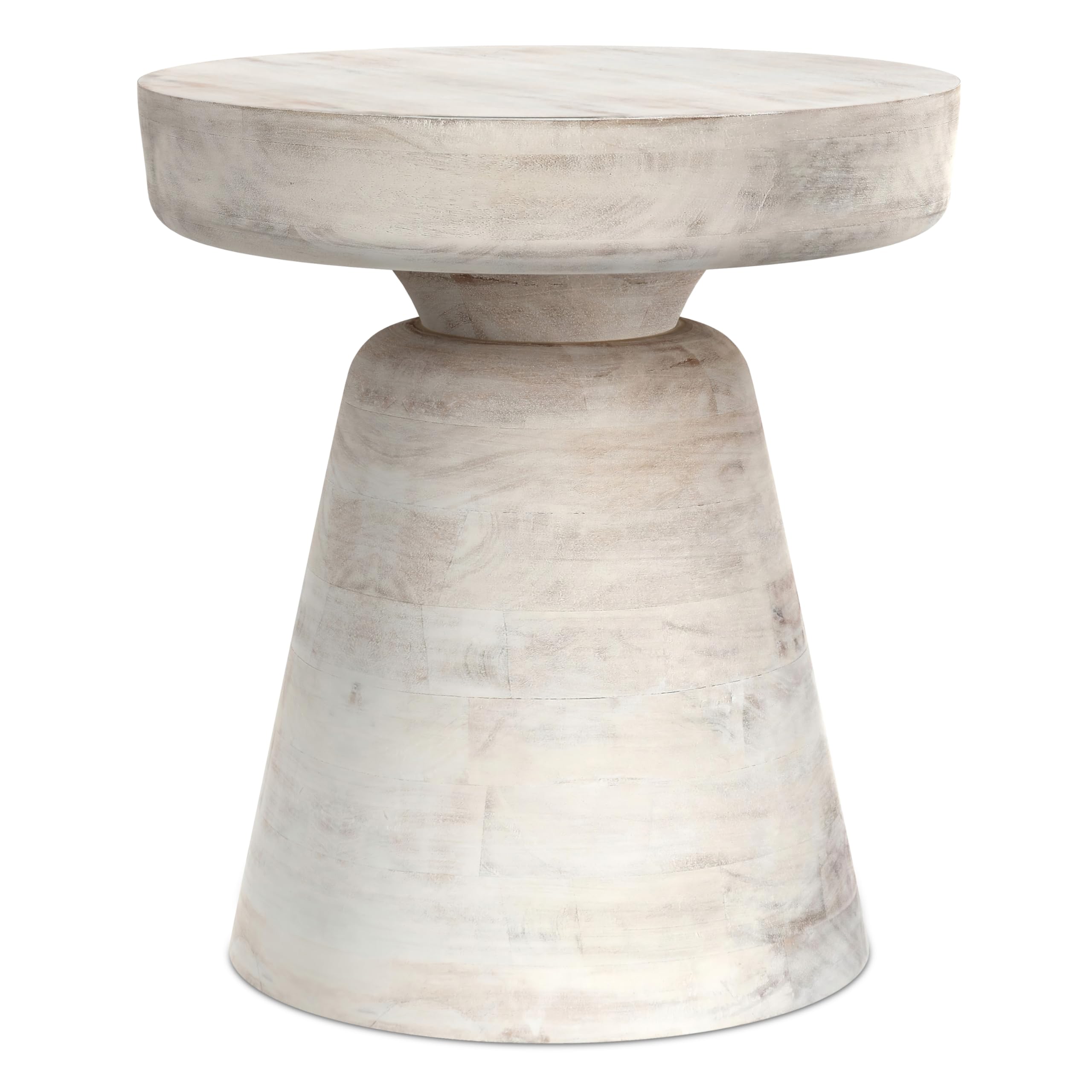 Robbie Solid Mango Wood Accent Table
