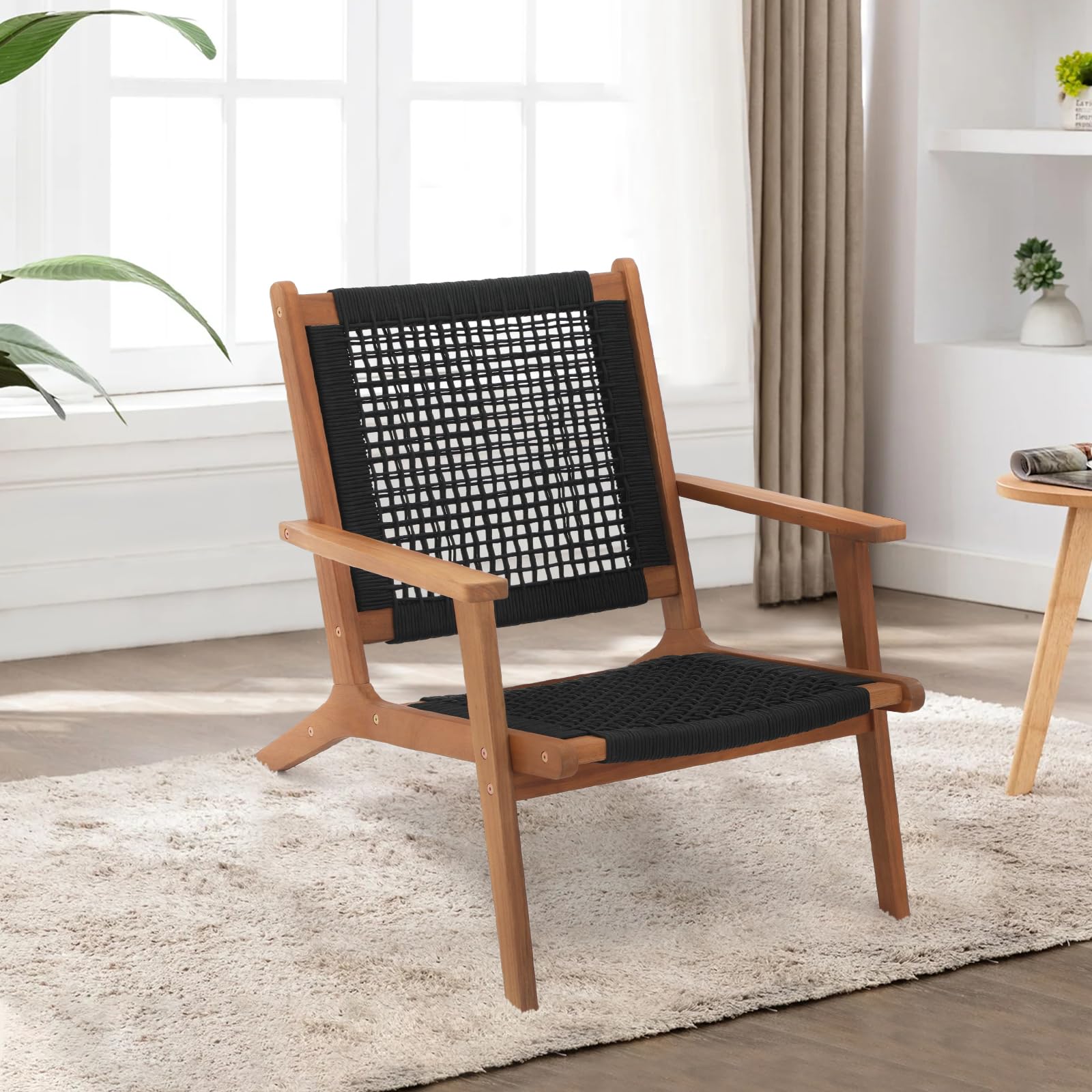 Mid-Century Modern Accent Armchair Set of 2