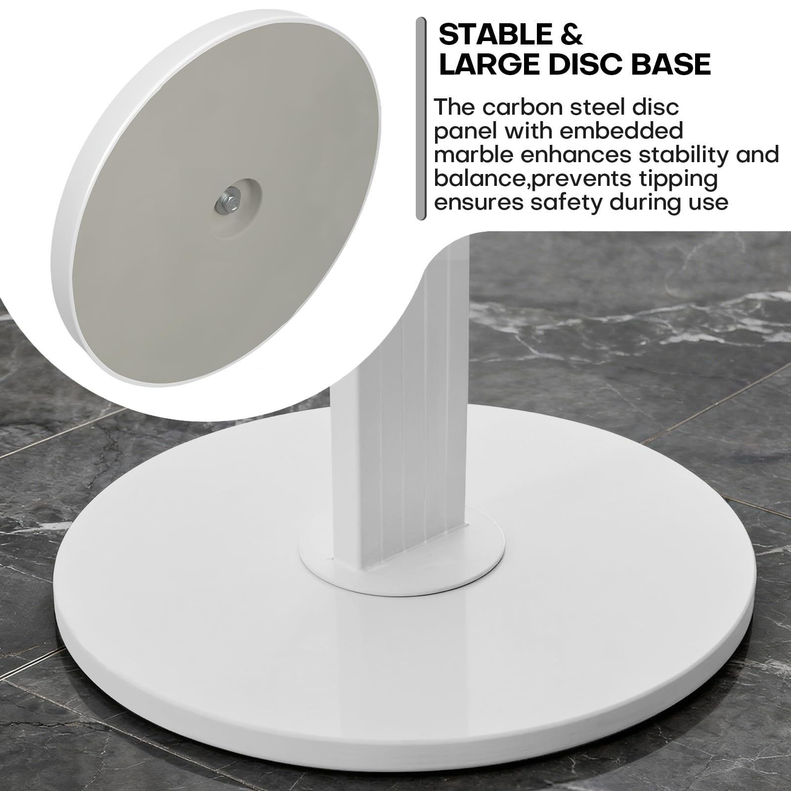 Freestanding Metal Coat Rack with 10 Hooks