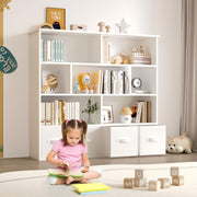 47" Toy Storage Organizer with 7 Cubbies and 4 Drawers